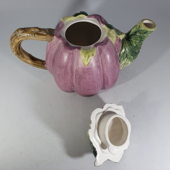 CBK LTD 1995 Teapot purple and green - Picture 5 of 8